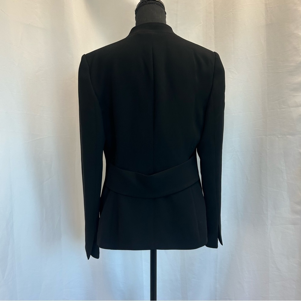 Dkny Black Fitted Structured Tailored Cinched Dee… - image 4